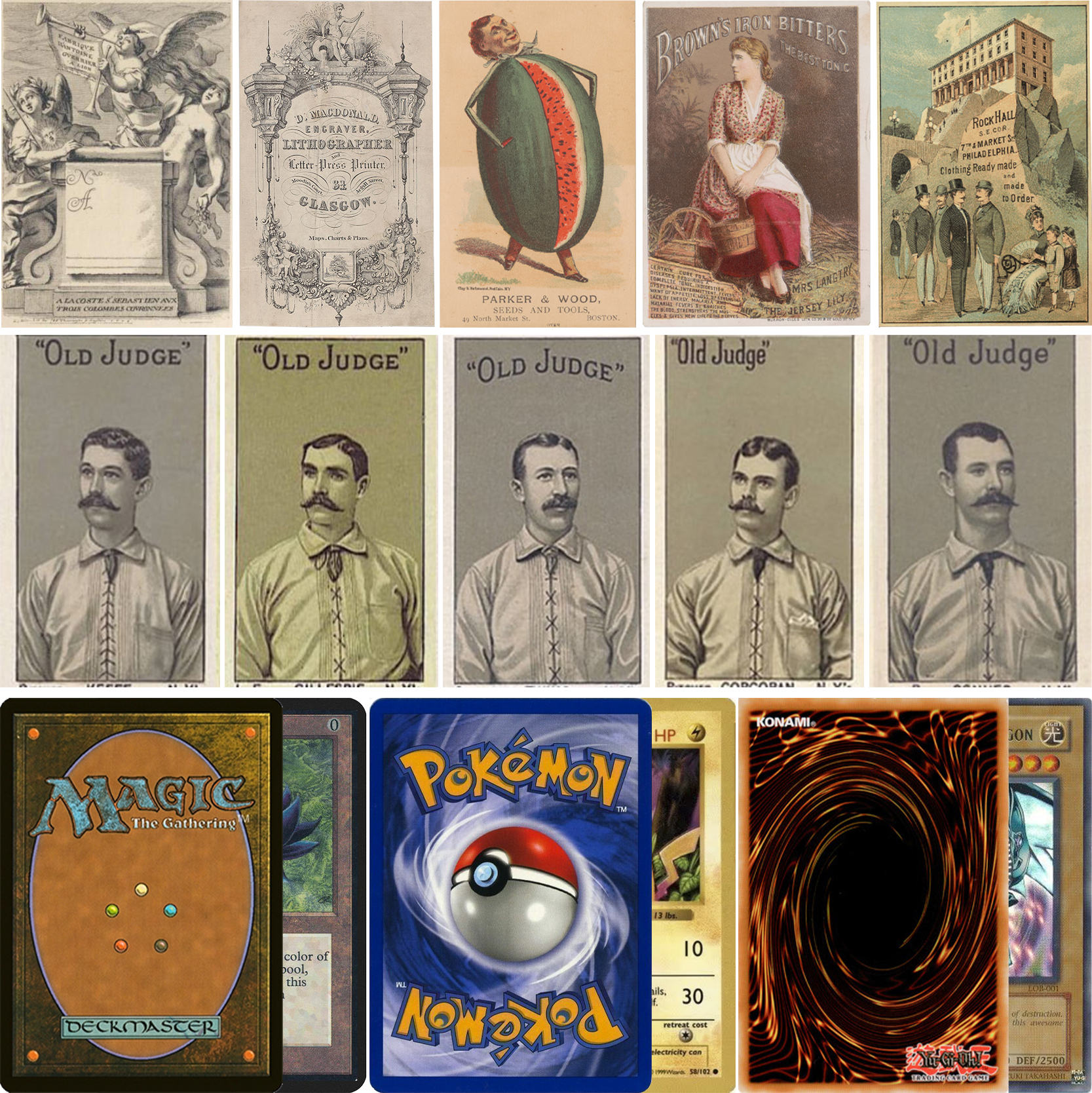 From Trade Cards to Trading Cards to Trading Card Games